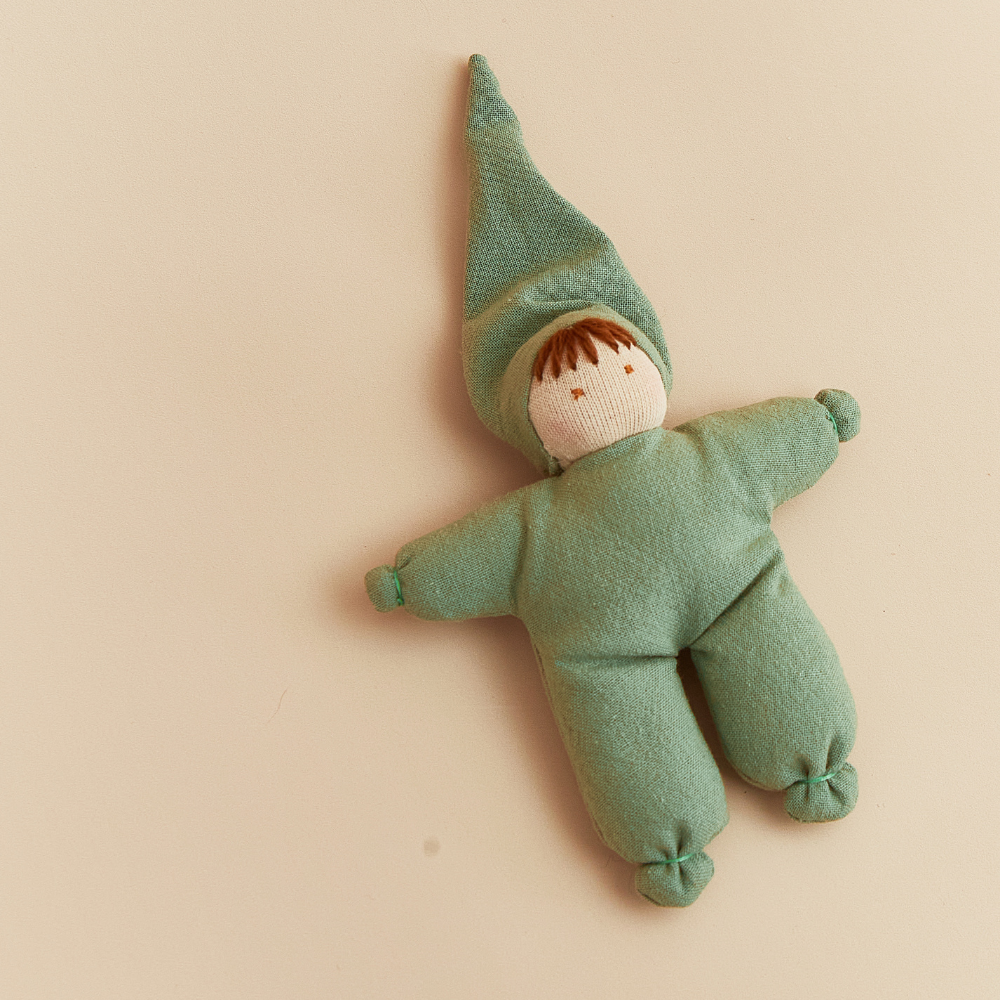 Duende de semillas Verde - fondo nude