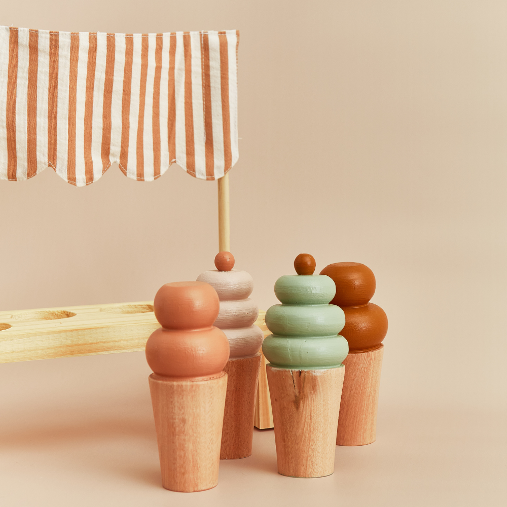 Set de 4 Helados - Puestito - helados