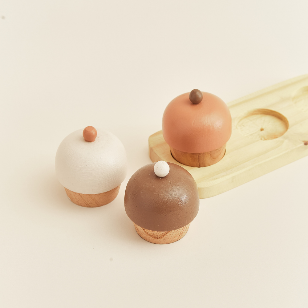 Muffins x3 Con Base - sacados